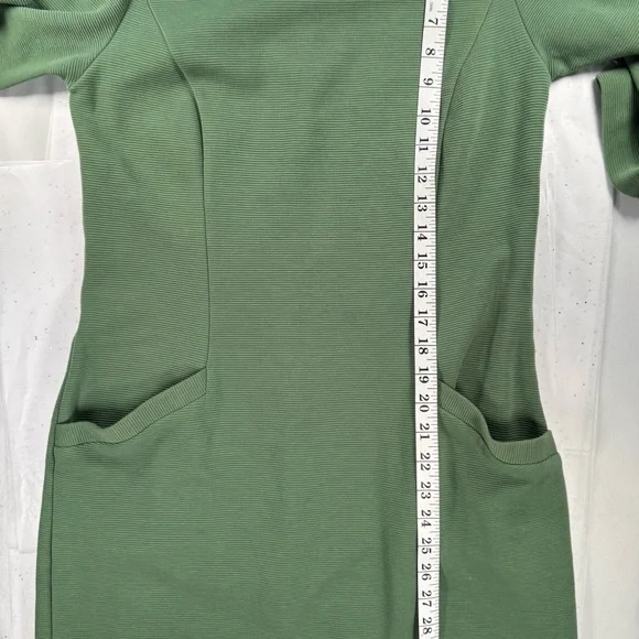 Boden Green Scoop-Neck Midi Shift Dress - Picture 6 of 6